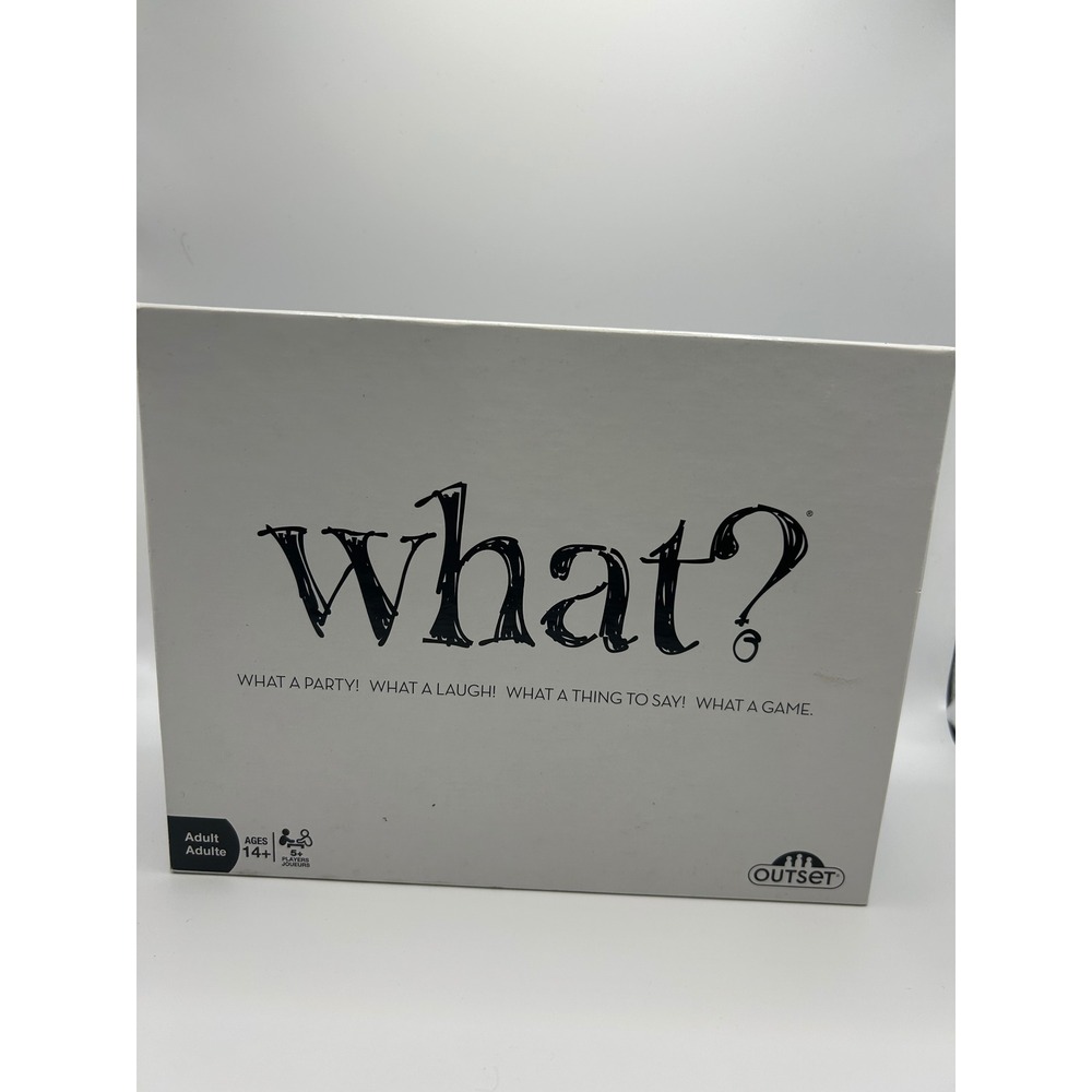 Outset‎ Media What? Party Game Adult Ages 14+ 5+ Players Who Said What Humor